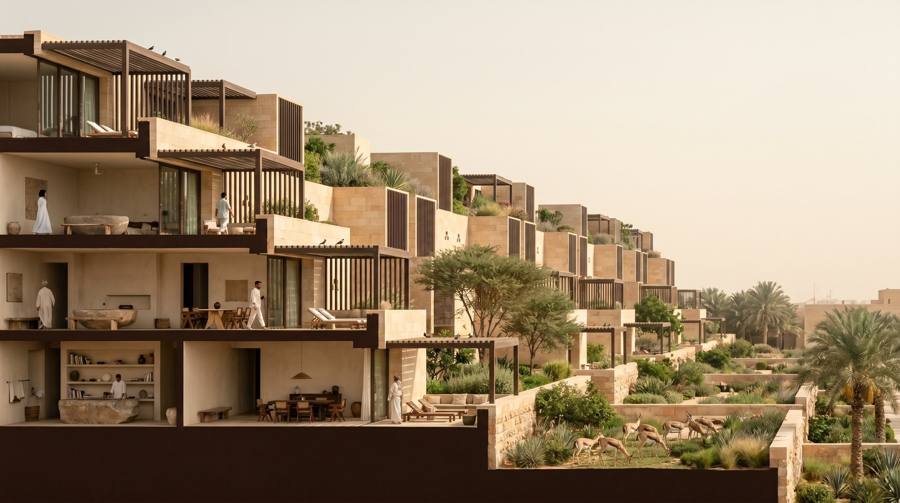 من مشاريع سعف — تصميم معماري بطابع محلي 30
